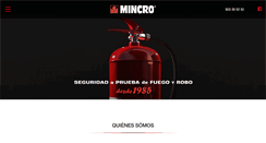 Desktop Screenshot of mincro.es